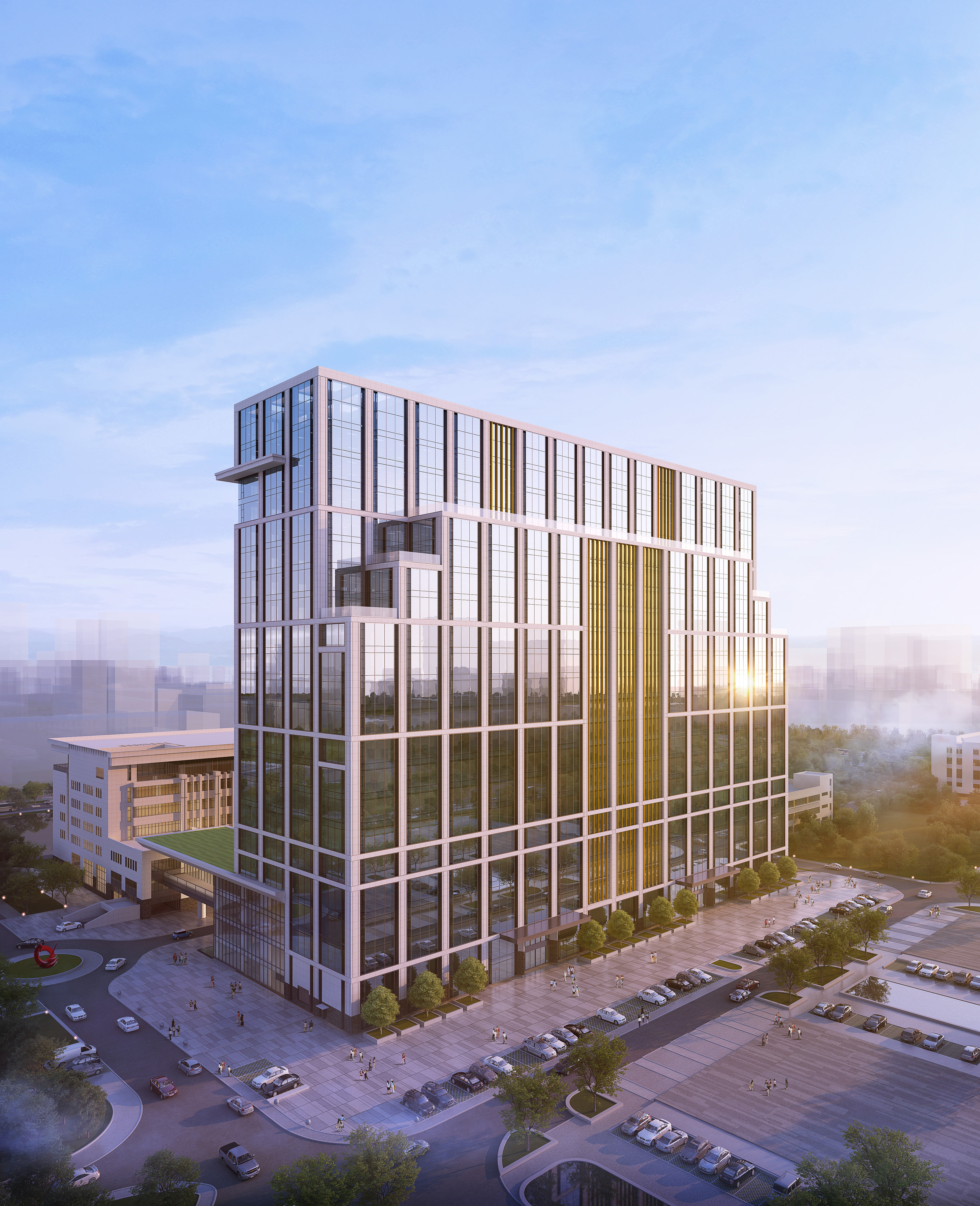 Wokin New Materialsoffice building rendering
